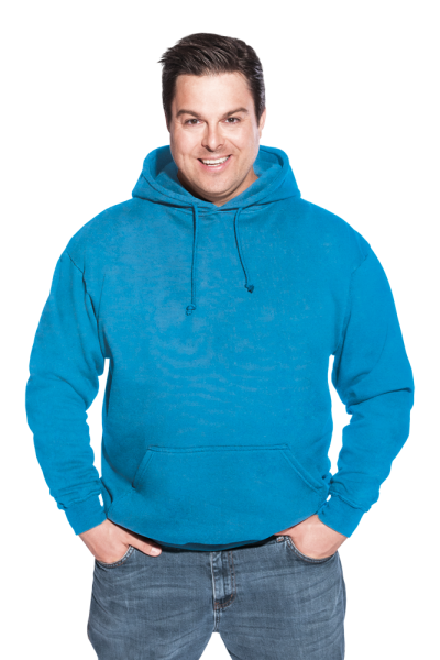 Promodoro Men’s Hoody 80/20, turquoise