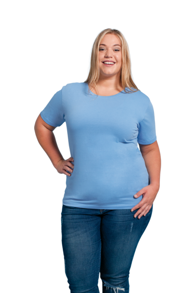 Promodoro Women’s Premium-T, alaskan blue