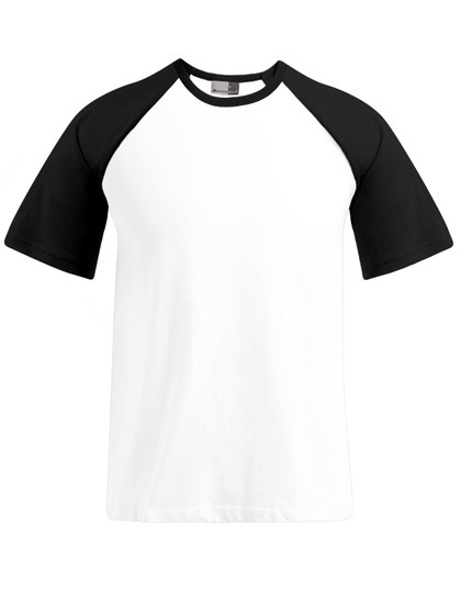 Promodoro Men’s Raglan-T white-black