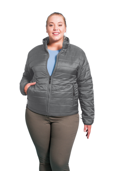 Promodoro Women’s Padded Jacket C⁺, steel gray