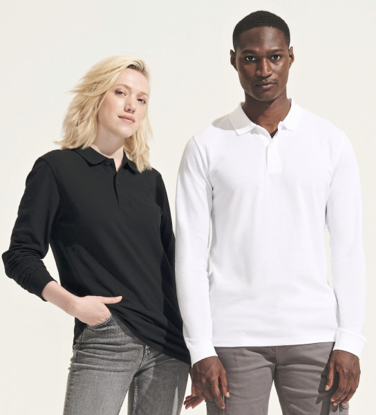 SOL´S Unisex Long Sleeve Polo Shirt Planet