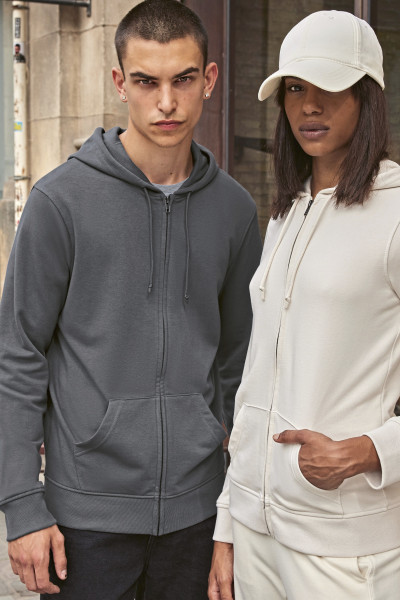 B&C Organic Zipped Hood Jacket