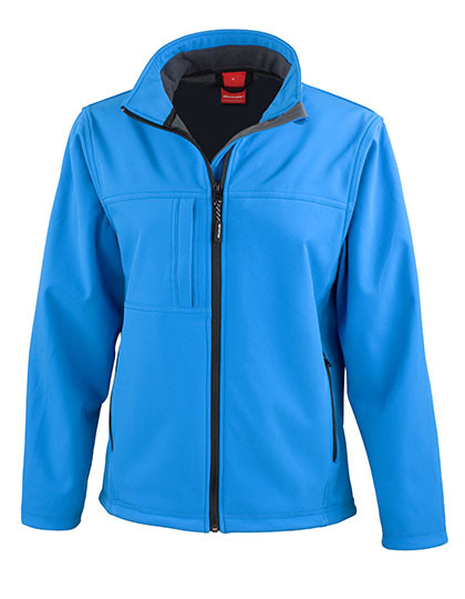 Women´s Recycled 3-Layer Classic Softshell Jacket Azure