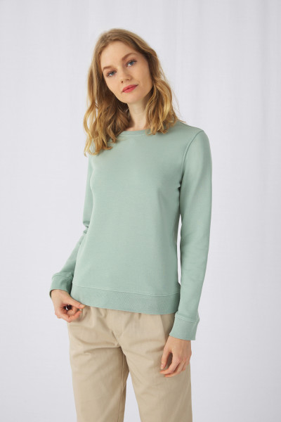 B&amp;C Organic Crew Neck Sweat /Women