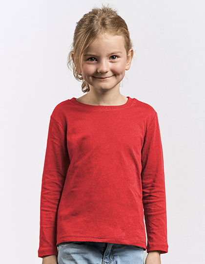 Promodoro Kid´s Premium-T Longsleeve Fire Red