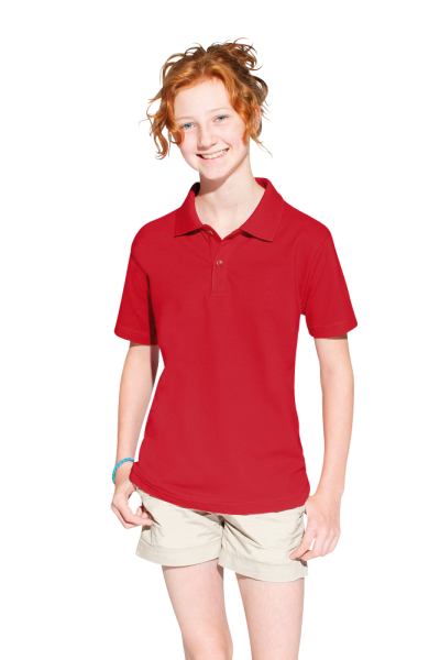 Promodoro Kid’s Premium Polo, fire red
