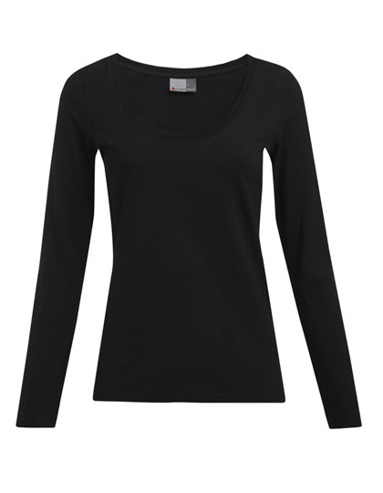 Promodoro Women’s Slim Fit-T LS Black