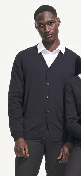 SOL´S Men´s Golden V-Neck Knitted Cardigan