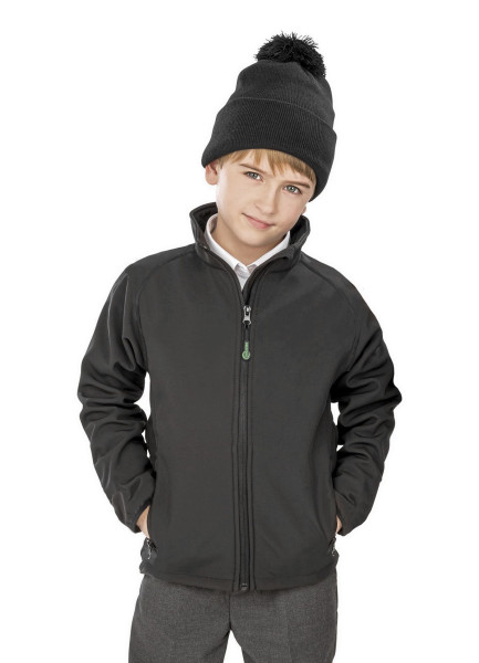 Recycled 2-Layer Printable Junior Softshell Jacket