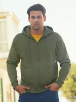 Fruit of the Loom Premium Hooded Sweat Jacket, oliv Fruit of the Loom Premium Hooded Sweat Jacket, oliv