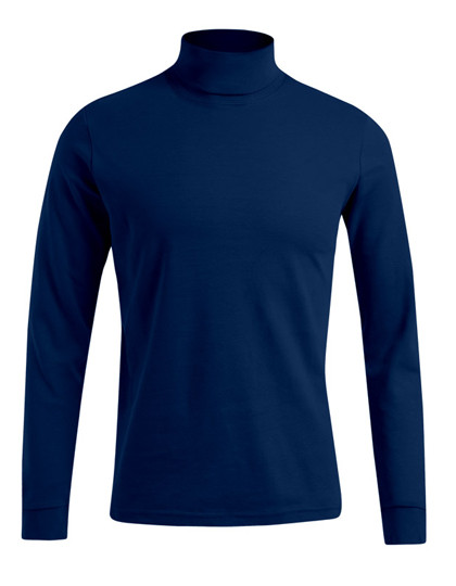 Promodoro Men’s Turtleneck-T LS / Rollkragenshirt Navy