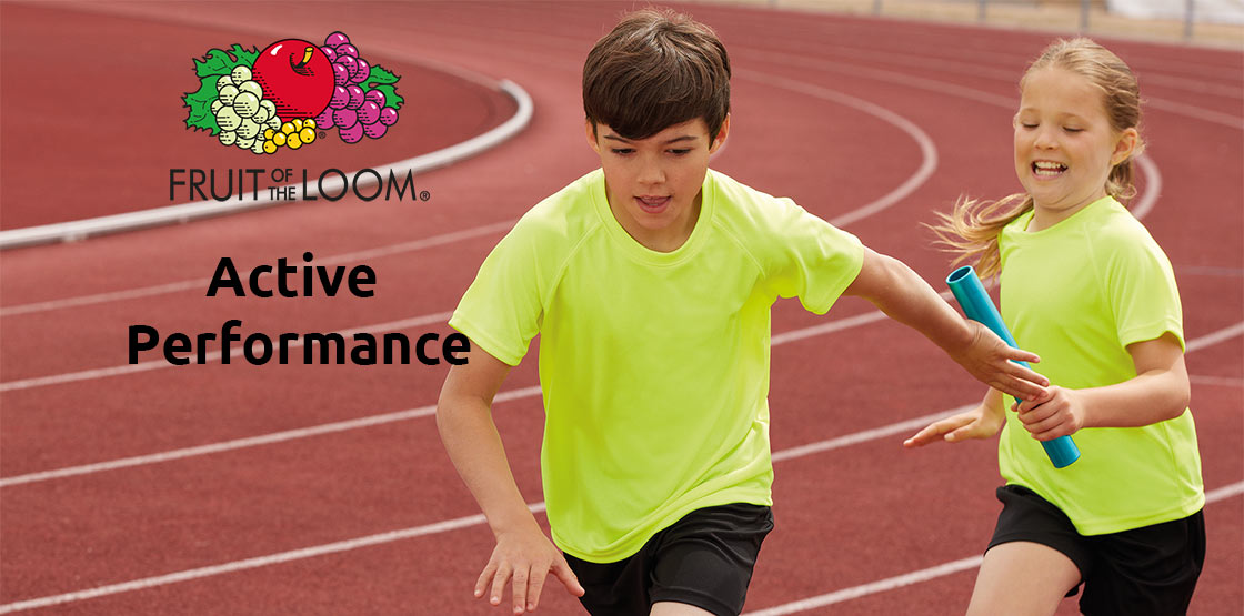 Fruit of the Loom Active Performance Kids T