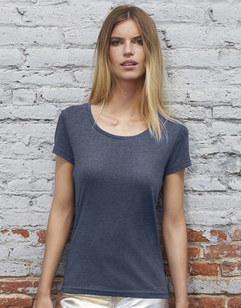 B&C Triblend T-Shirt /women, heather navy