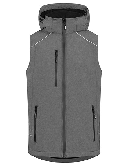 Promodoro Men´s Softshell Vest Heather Grey