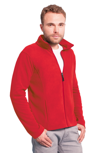 Promodoro Men’s Fleece Jacket C⁺, fire red