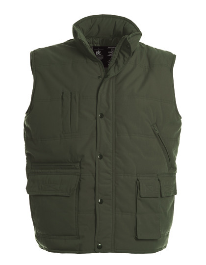 B&C Bodywarmer Explorer Olive
