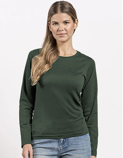 Promodoro Women´s Premium-T Longsleeve Forest