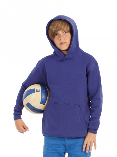 B&C Hooded /kids, royal blue