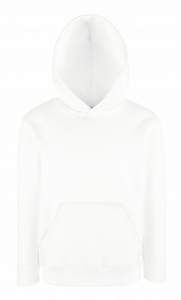 Fruit of the Loom Kids Premium Hooded Sweat, weiß