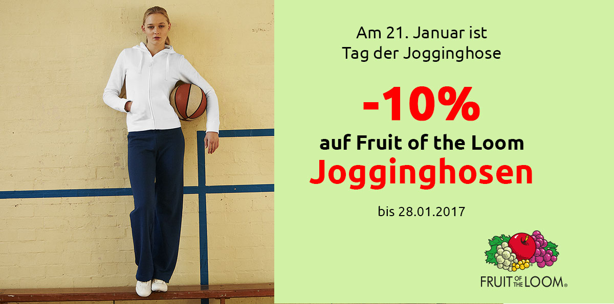 -10% auf Jogginghosen