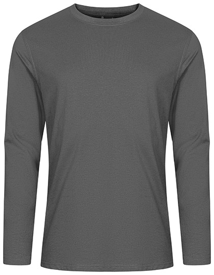 Promodoro EXCD Men´s T-Shirt Long Sleeve Steel Grey