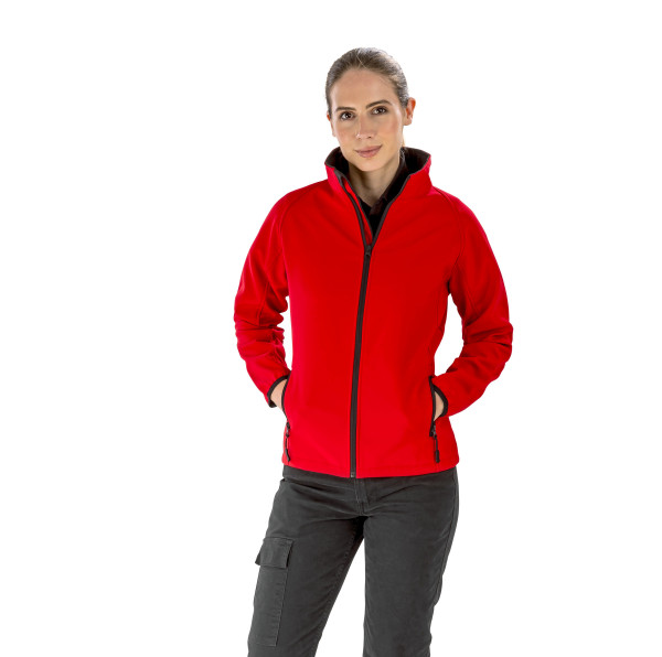 Women´s Printable Softshell Jacket with Recycled Fleece Inner