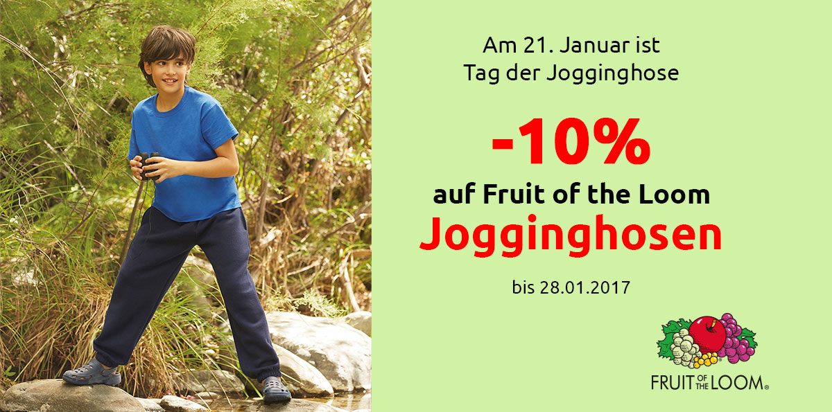 -10% auf Jogginghosen