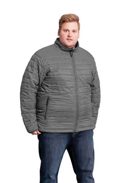 Promodoro Men’s Padded Jacket C⁺, steel gray