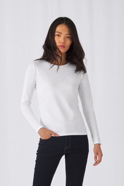B&C T-Shirt #E190 Long Sleeve / Women (Nachfolger des Exact 190 Long Sleeve Women)