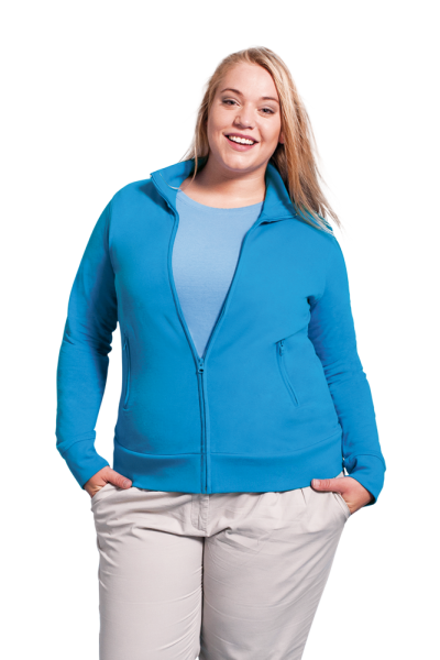 Promodoro Women’s Jacket Stand-Up Collar, turquoise