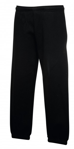 Fruit of the Loom Kids Premium Jog Pants Mit Elastischem Beinabschluss, schwarz