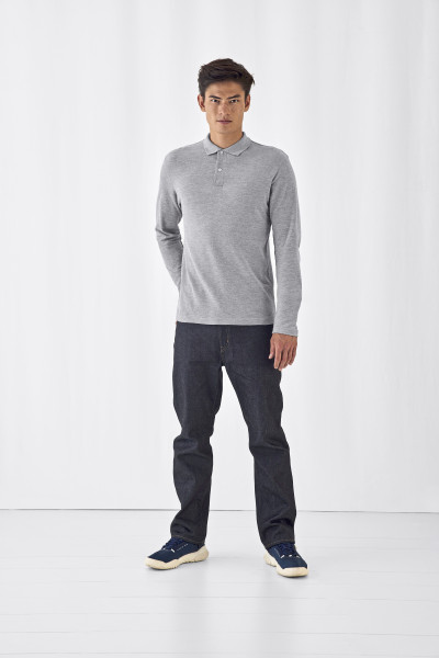 B&amp;C Men´s Long Sleeve Polo ID.001