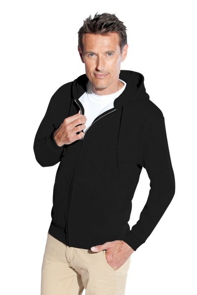 Promodoro Men’s Hoody Jacket 80/20, black