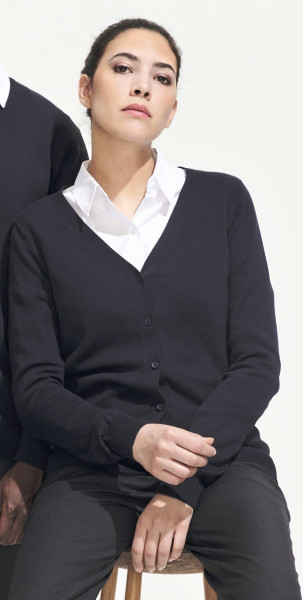 SOL´S Women´s Golden V-Neck Knitted Cardigan