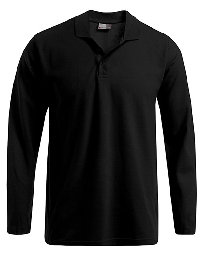 Promodoro Men’s Heavy Polo LS Black