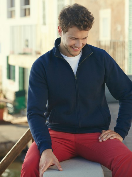 Fruit of the Loom Premium Sweat Jacket, deep navy