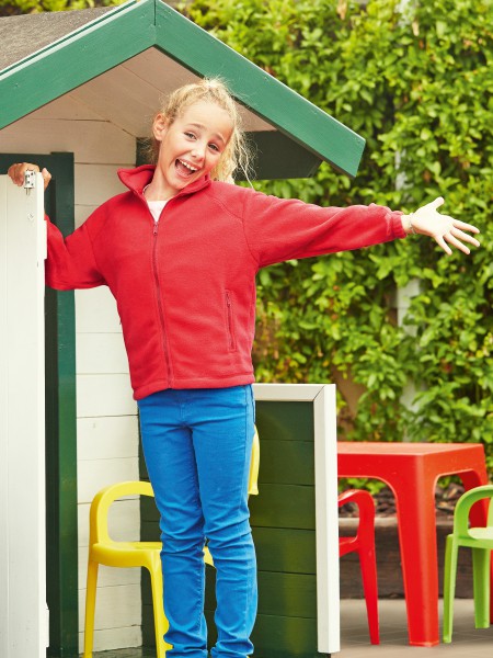 Fruit of the Loom Kids Outdoor Fleece, rot