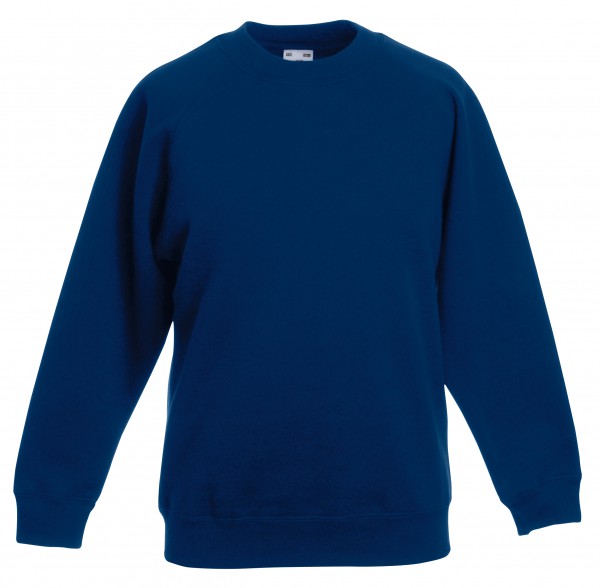 Fruit of the Loom Kids Premium Raglan Sweat, navy