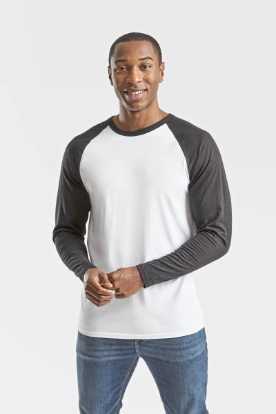 Fruit of the Loom Long Sleeve Baseball T