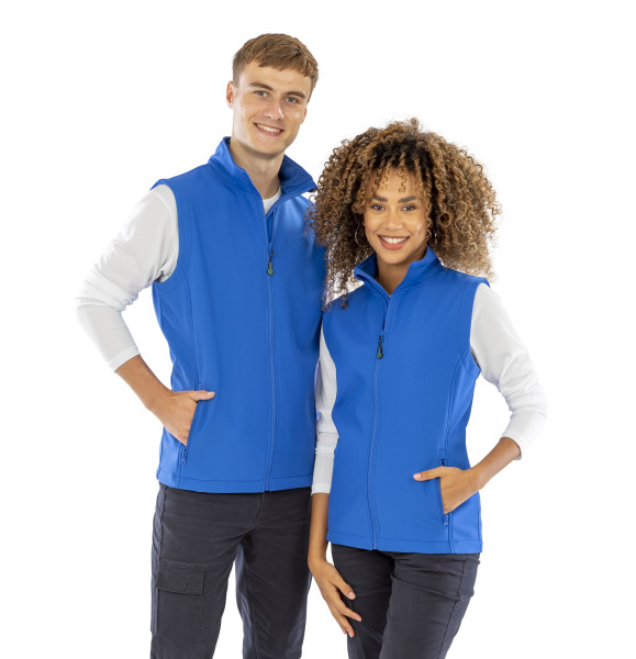 Women´s Recycled 2-Layer Printable Softshell Bodywarmer