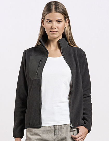 Promodoro Women´s Canvas Fleece Jacket Black
