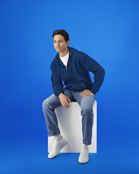 Gildan Softstyle® Midweight Fleece Adult Full Zip Hooded Sweatshirt