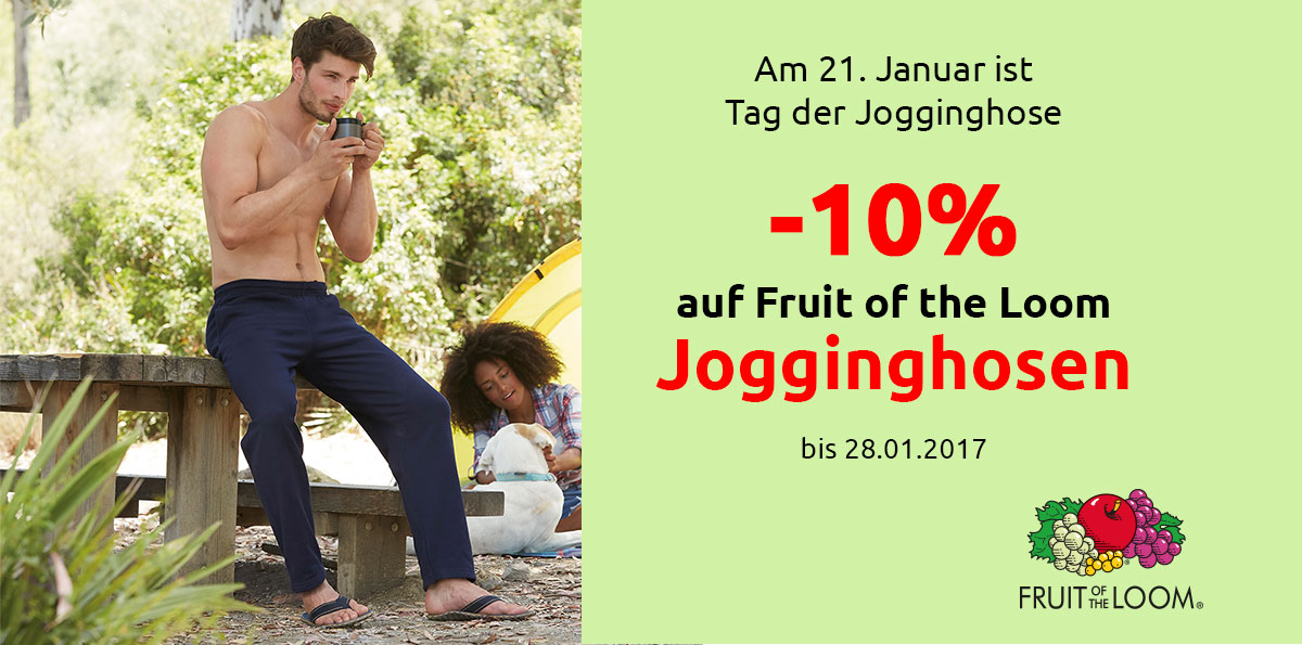 -10% auf Jogginghosen