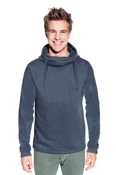 Promodoro Men’s Heather Hoody 60/40, heather blue