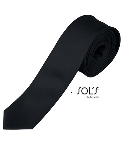 SOL´S Slim Tie Gatsby Black