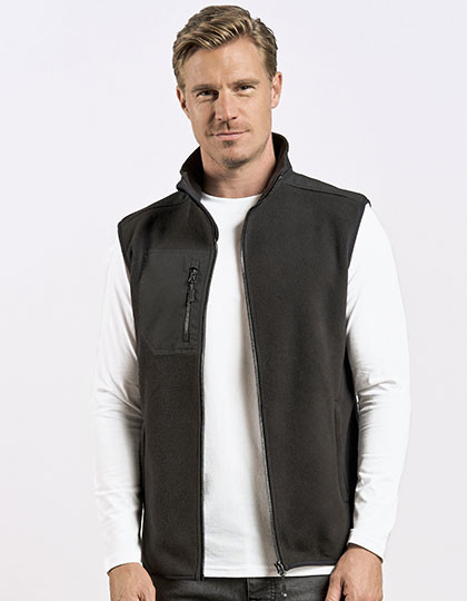Promodoro Men´s Canvas Fleece Vest Black
