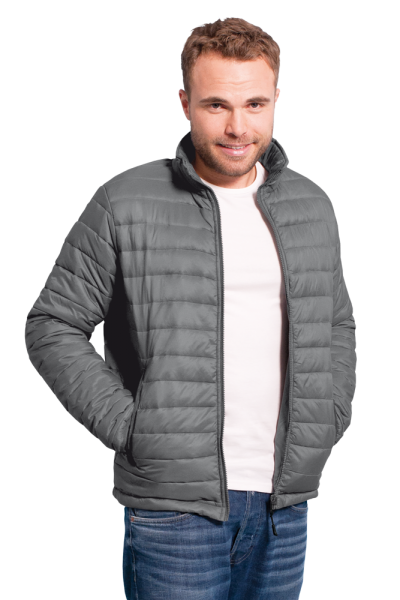 Promodoro Men’s Padded Jacket C⁺, steel gray