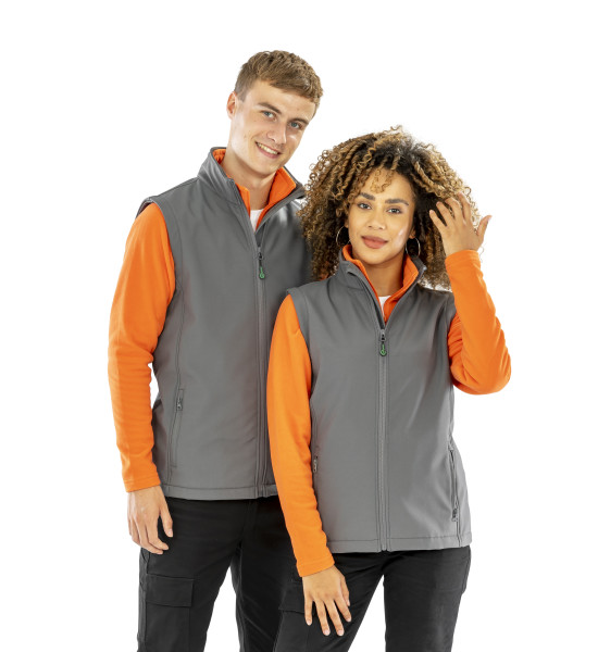 Men´s Recycled 2-Layer Printable Softshell Bodywarmer