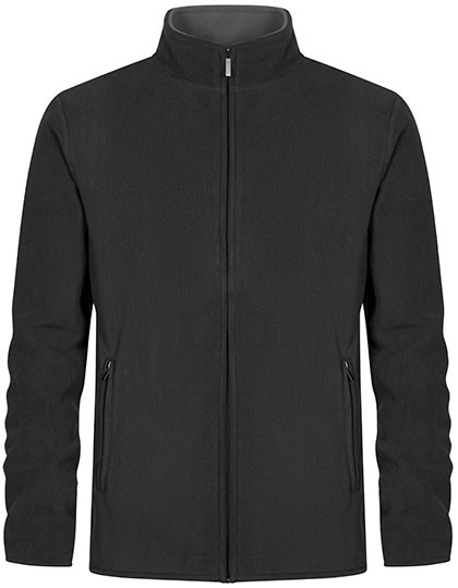 Promodoro Men´s Double Fleece Jacket Charcoal (Solid) / Grey (Solid)