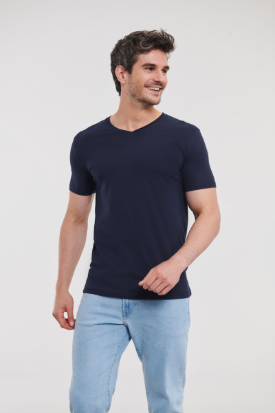 Russell Men´s Pure Organic V-Neck Tee